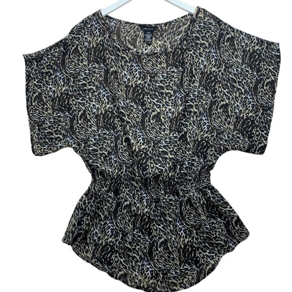 boho print loose fitting top  for women size medium JULES & JAMES - Picture 11 of 12